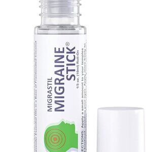 Migraine Stick Rollon - Fast Cooling Comfort for Your Head. Aromatherapy with Pe